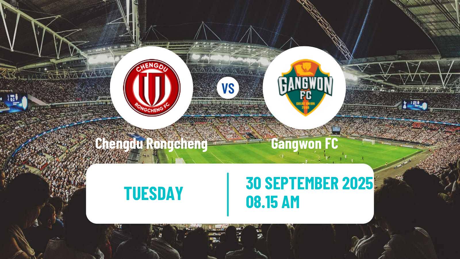 Football AFC Champions League Chengdu Rongcheng - Gangwon