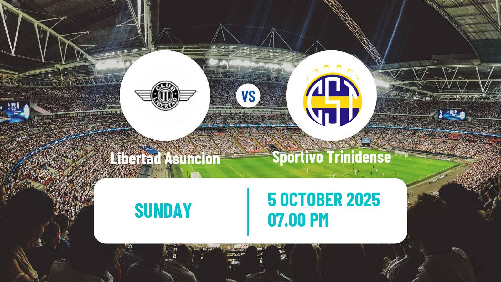 Football Paraguayan Primera Division Libertad Asuncion - Sportivo Trinidense