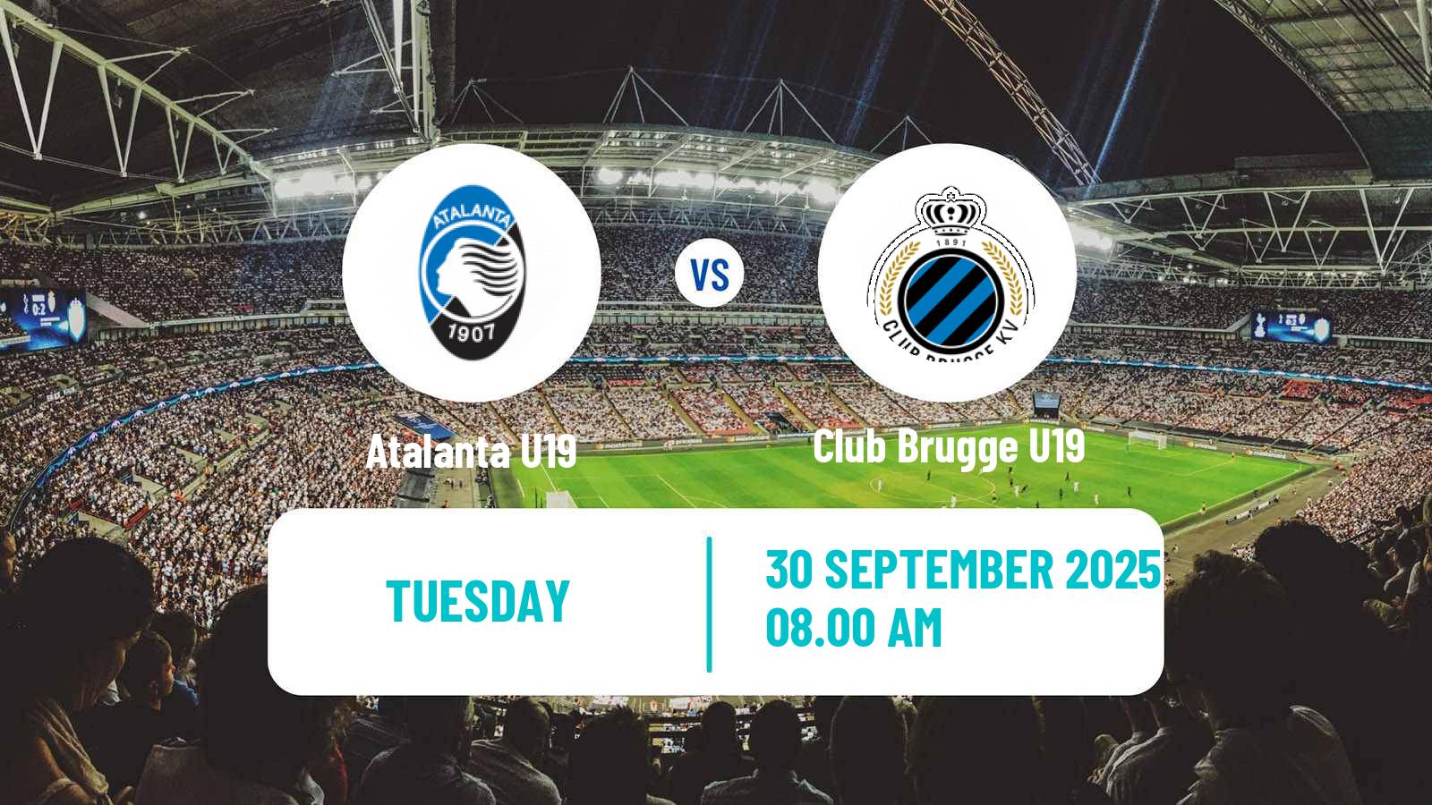 Football UEFA Youth League Atalanta U19 - Club Brugge U19 Football UEFA Youth League Atalanta U19 - Club Brugge U19