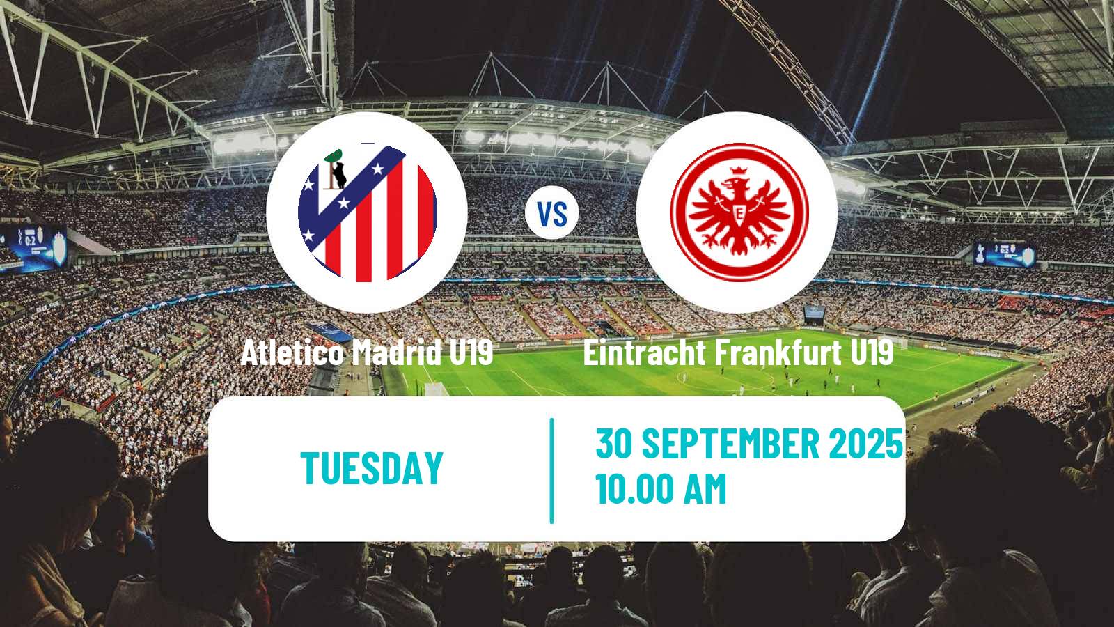 Football UEFA Youth League Atletico Madrid U19 - Eintracht Frankfurt U19 Football UEFA Youth League Atletico Madrid U19 - Eintracht Frankfurt U19