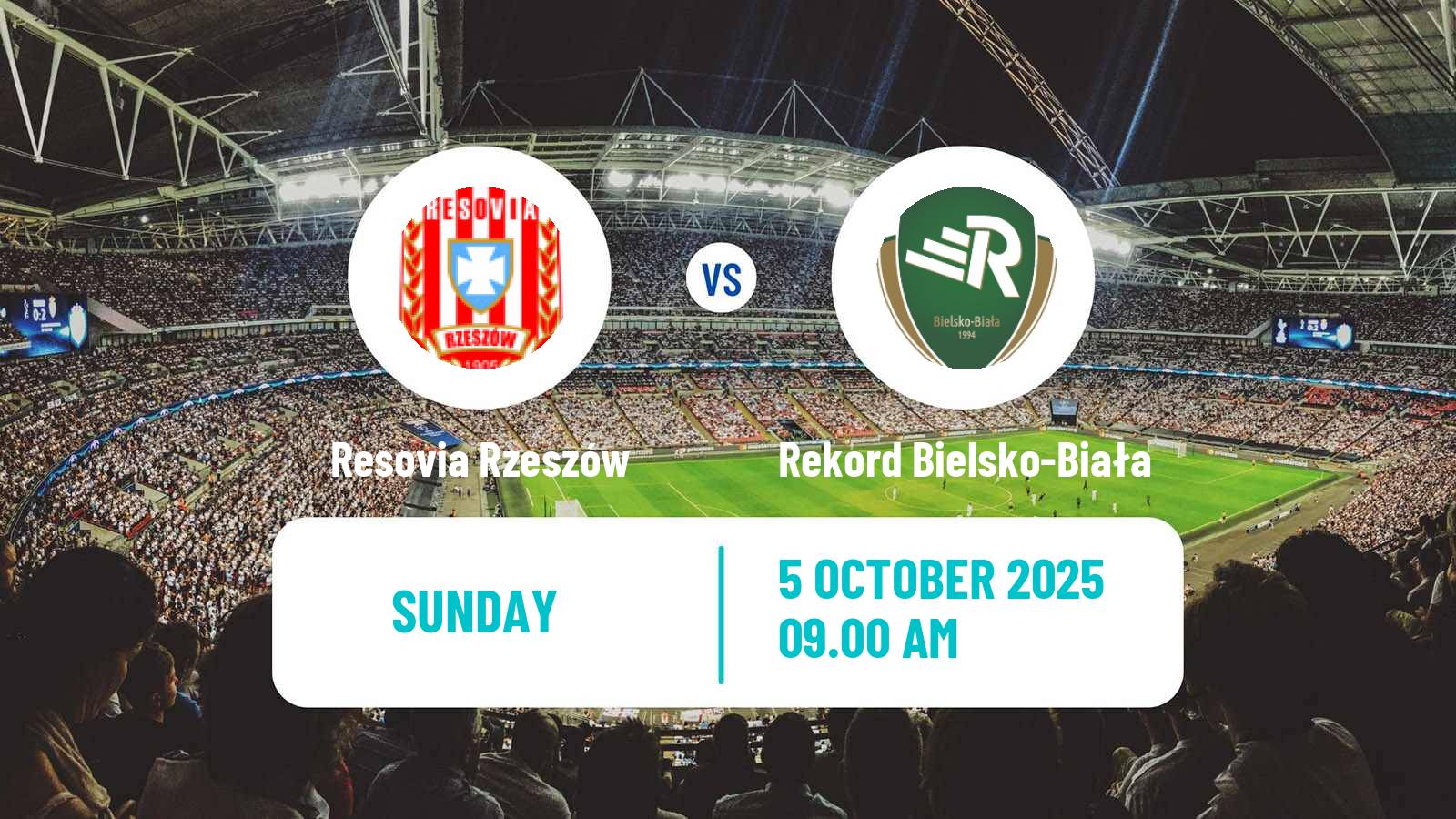 Football Polish Division 2 Resovia Rzeszów - Rekord Bielsko-Biała