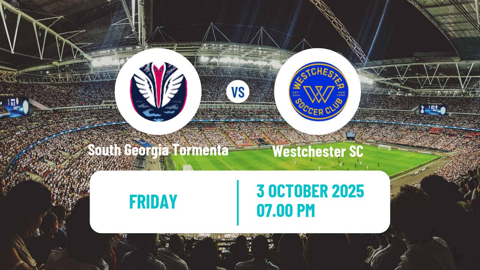 Football USL League One South Georgia Tormenta - Westchester SC