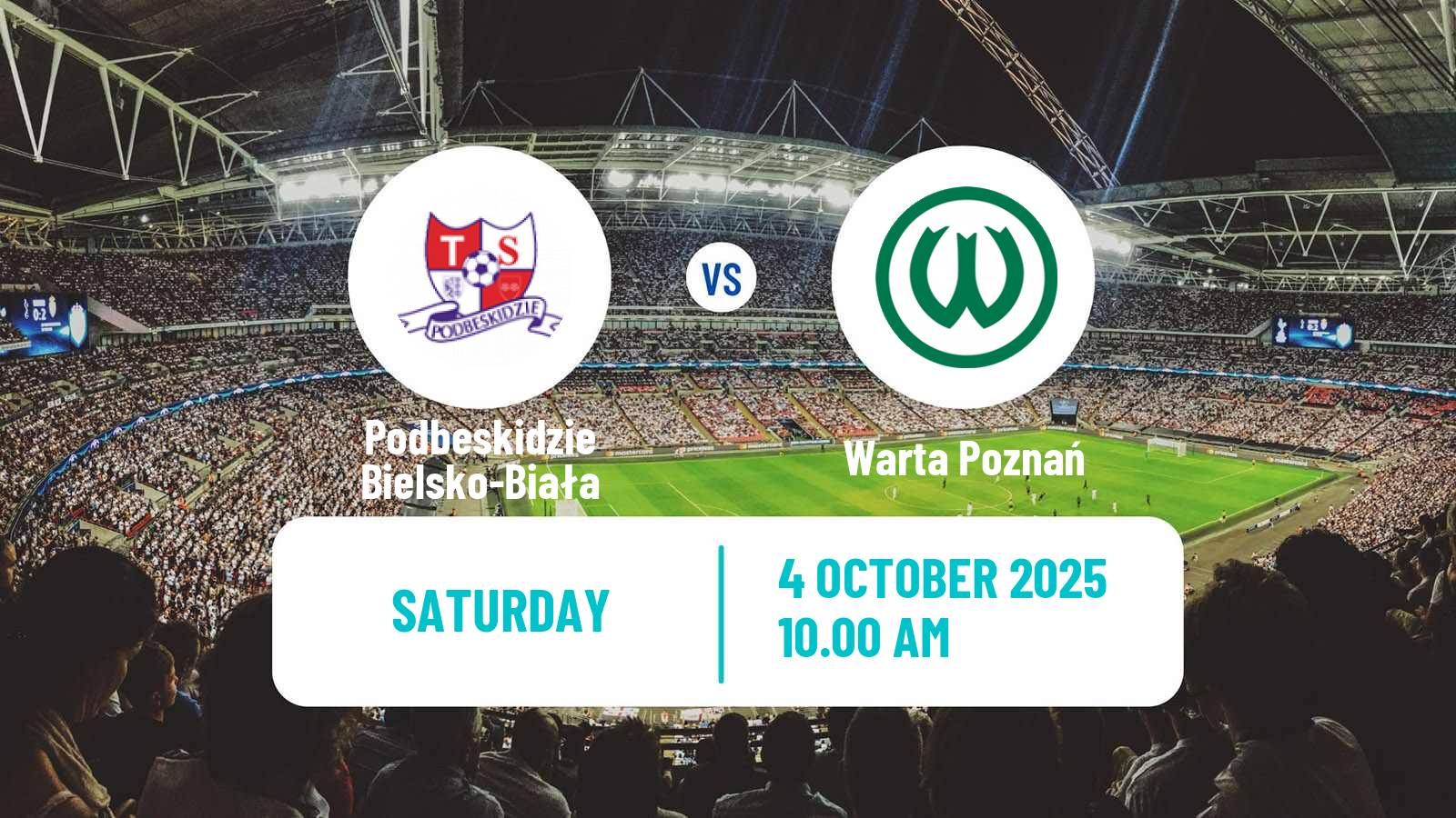 Football Polish Division 2 Podbeskidzie Bielsko-Biała - Warta Poznań