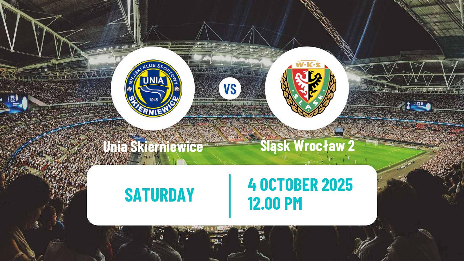 Football Polish Division 2 Unia Skierniewice - Śląsk Wrocław 2