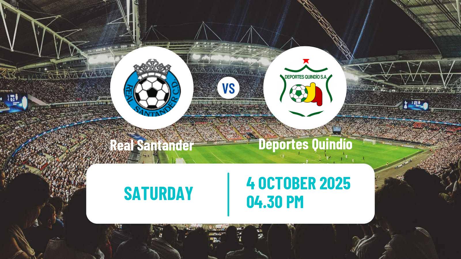 Football Colombian Primera B Real Santander - Deportes Quindío