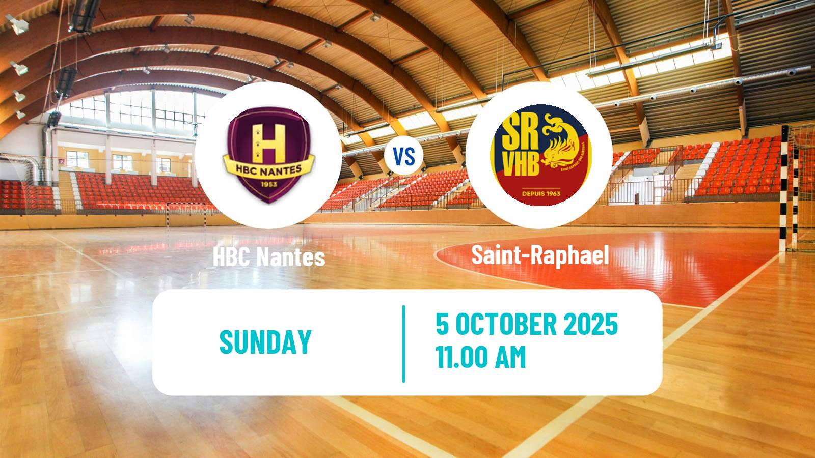Handball French Starligue Handball HBC Nantes - Saint-Raphael