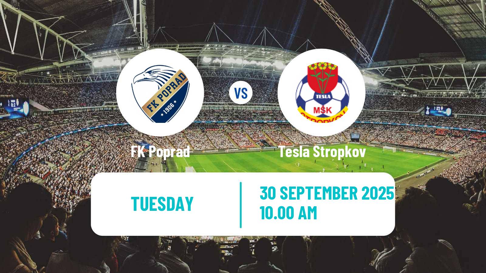 Football Slovak Cup Poprad - Tesla Stropkov