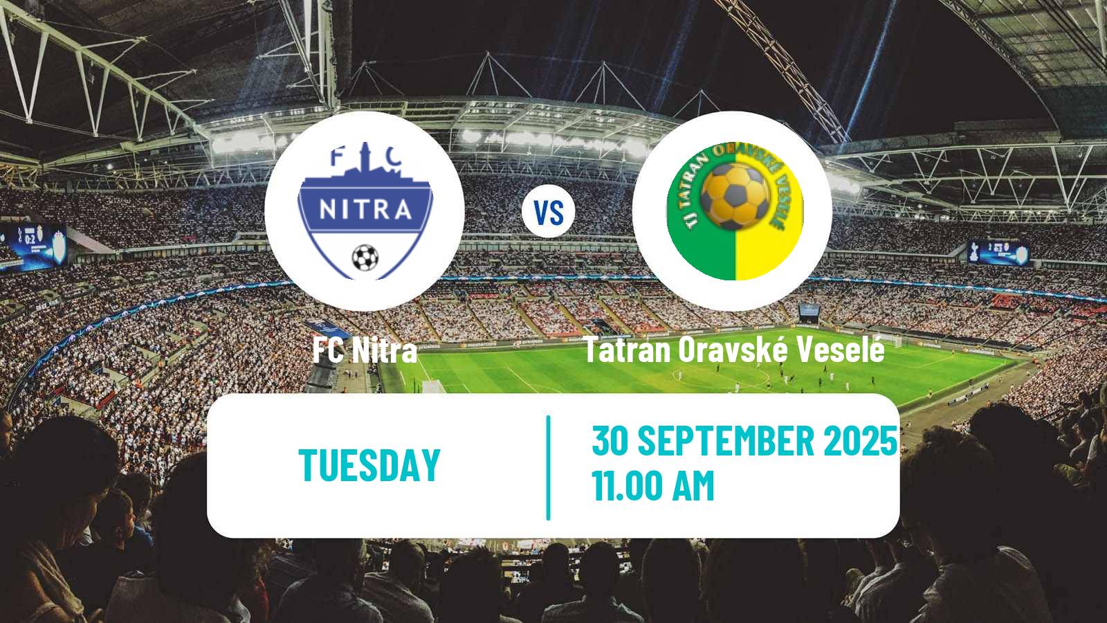 Football Slovak Cup Nitra - Tatran Oravské Veselé