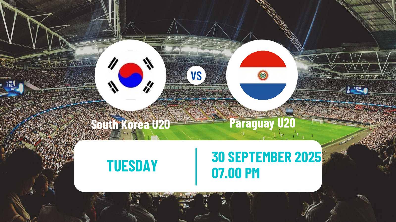 Football FIFA World Cup U20 South Korea U20 - Paraguay U20