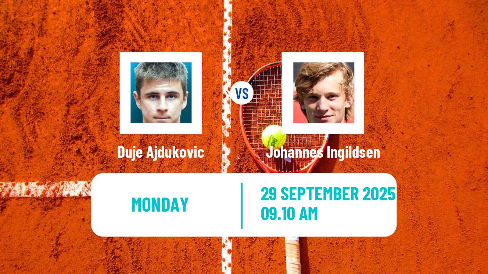 Tennis Braga Challenger Men Duje Ajdukovic - Johannes Ingildsen