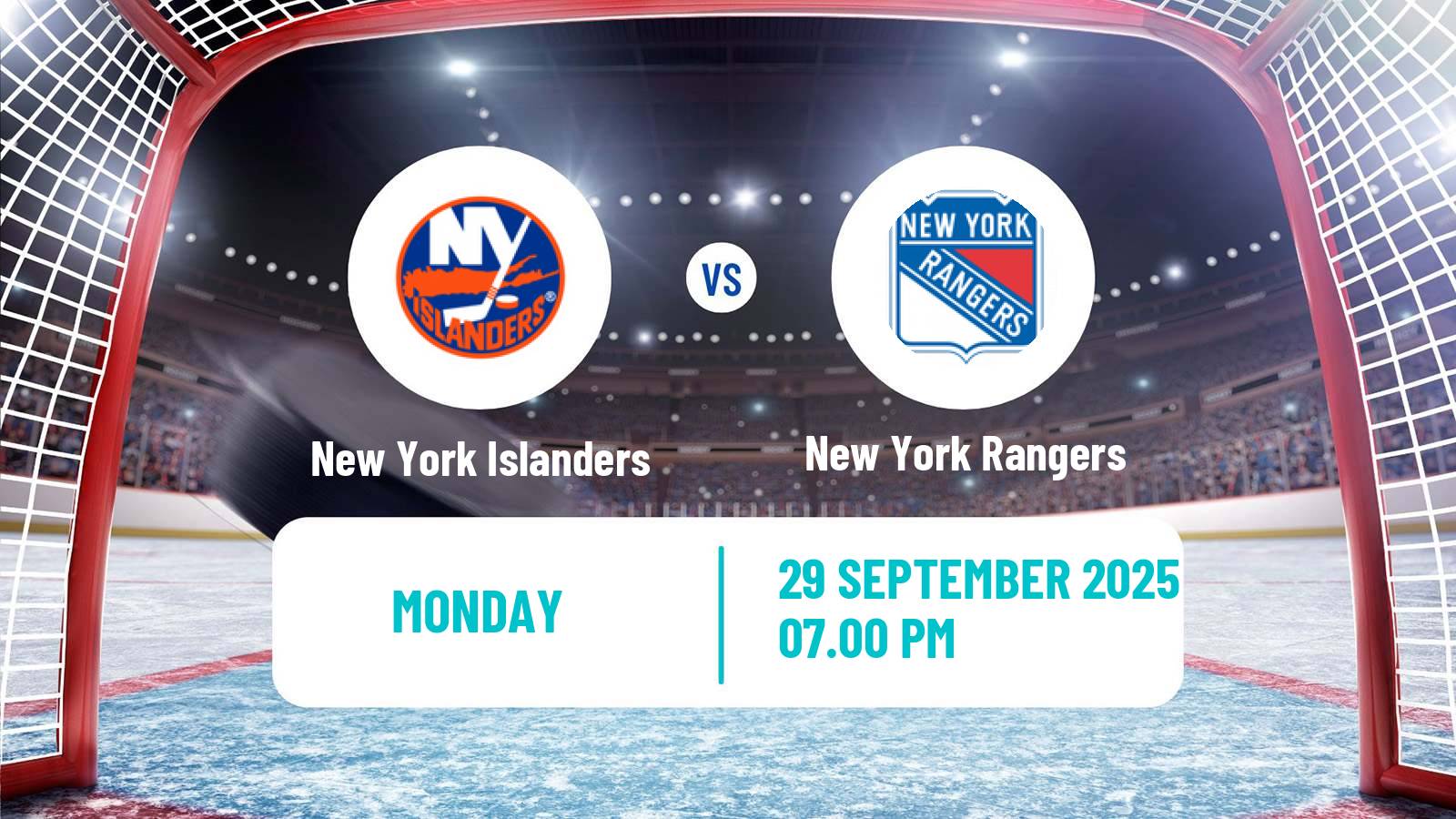 Hockey NHL New York Islanders - New York Rangers