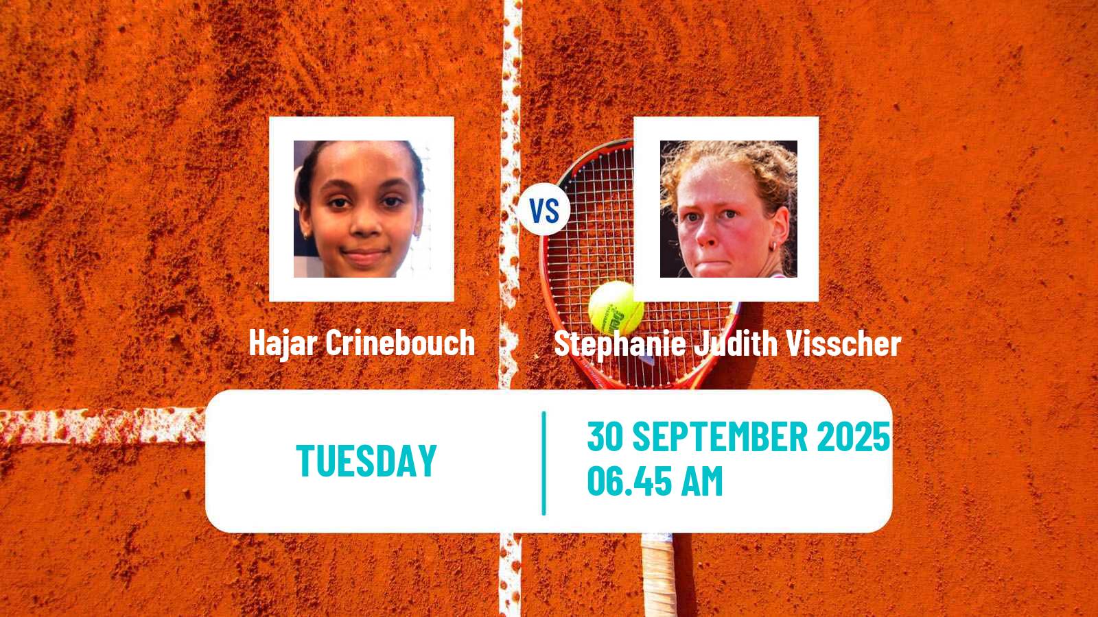Tennis ITF W35 Reims Women Hajar Crinebouch - Stephanie Judith Visscher