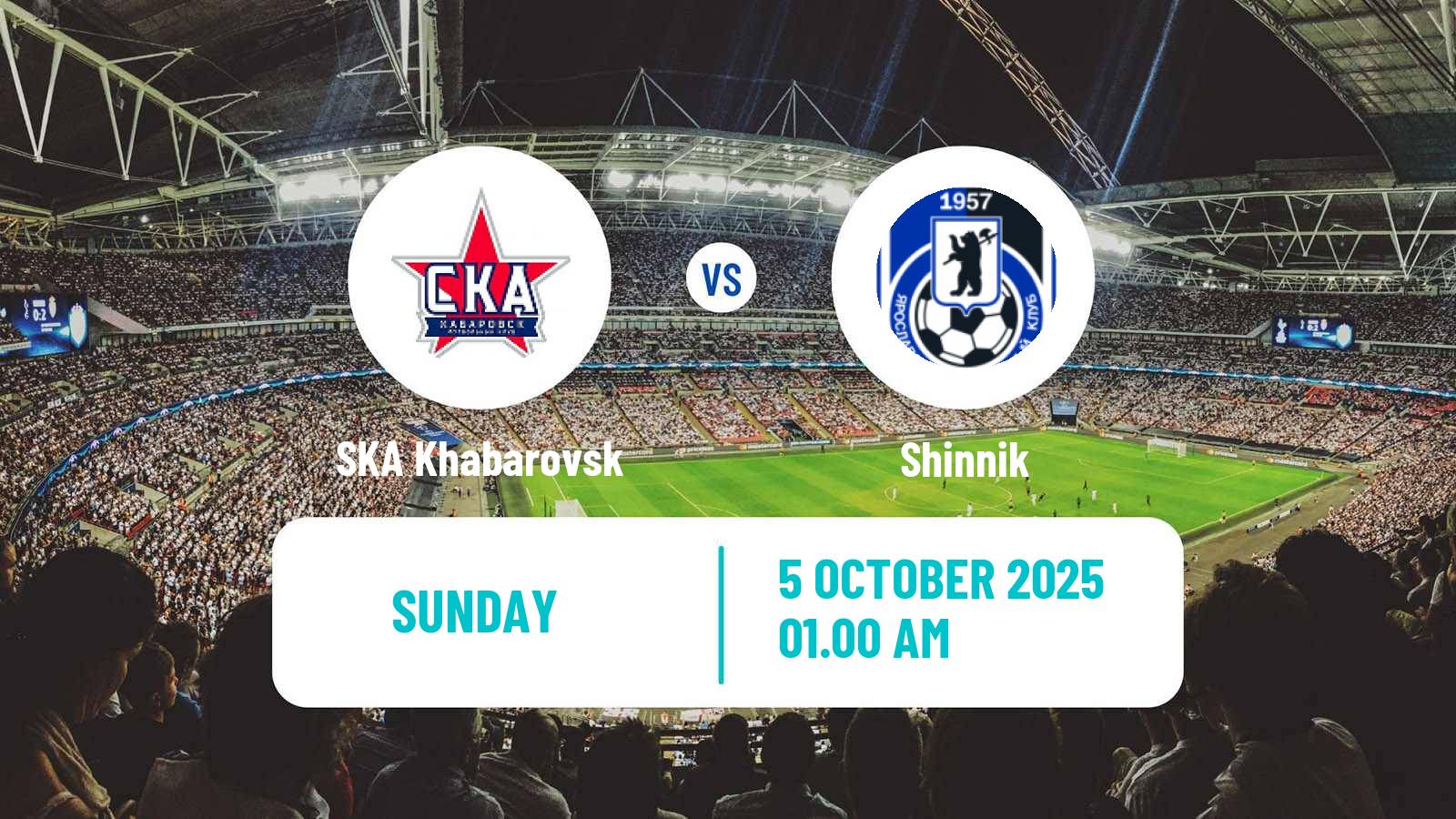 Football Russian FNL SKA Khabarovsk - Shinnik