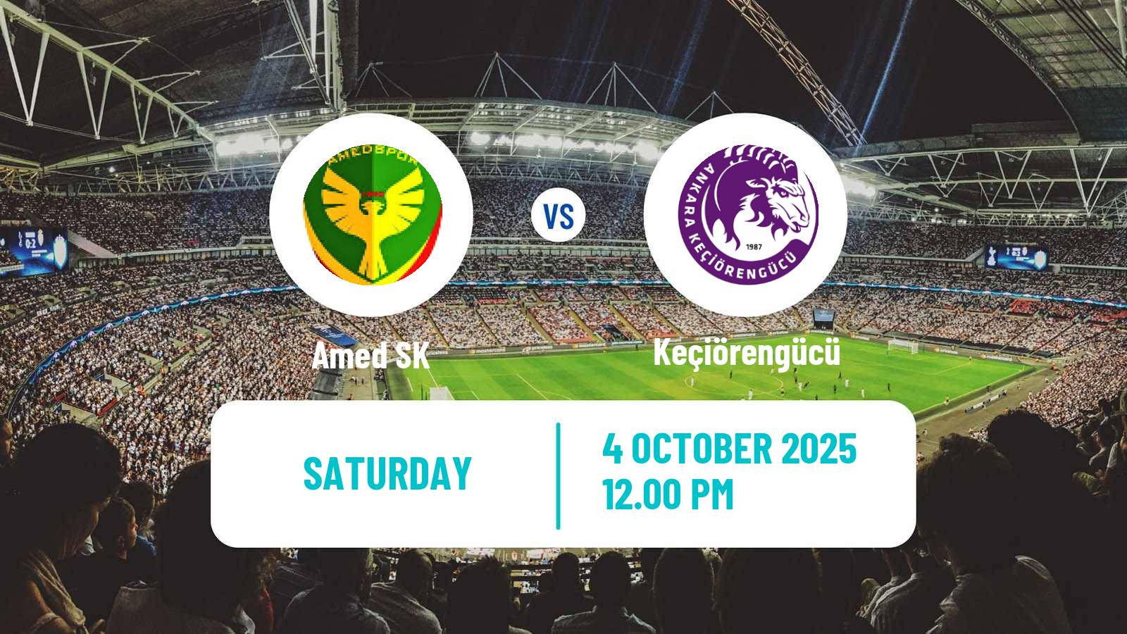 Football Turkish First League Amed SK - Keçiörengücü