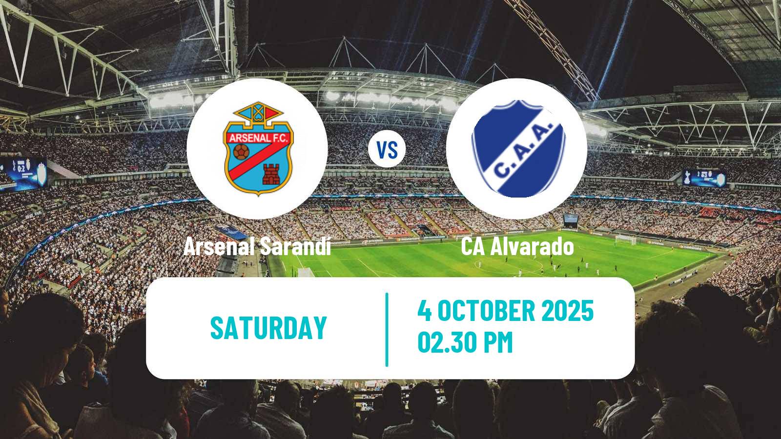 Football Argentinian Primera Nacional Arsenal Sarandí - Alvarado