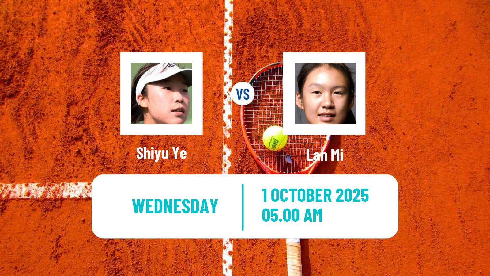Tennis ITF W35 Monastir 6 Women Shiyu Ye - Lan Mi