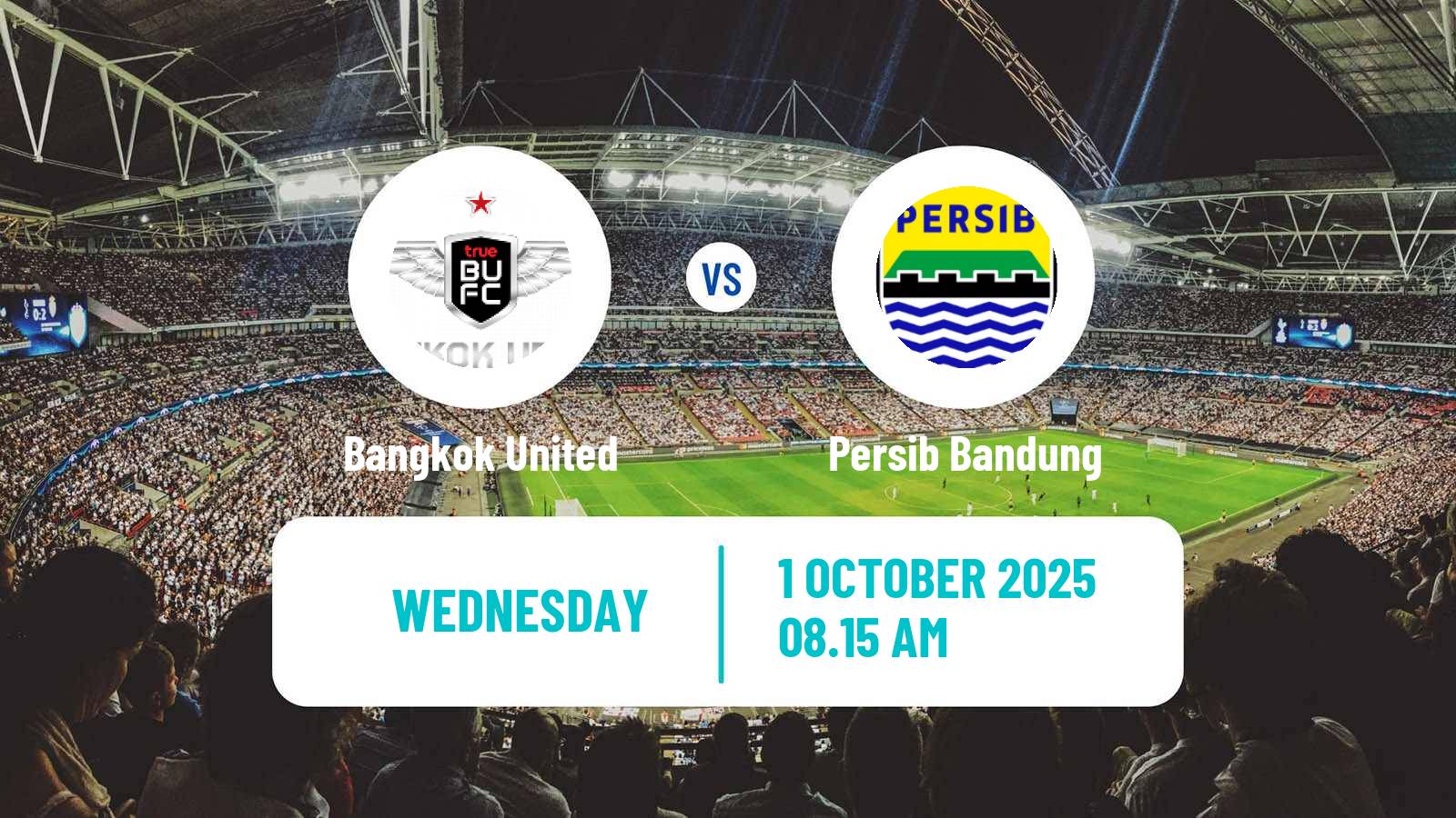 Football AFC Champions League 2 Bangkok United - Persib Bandung