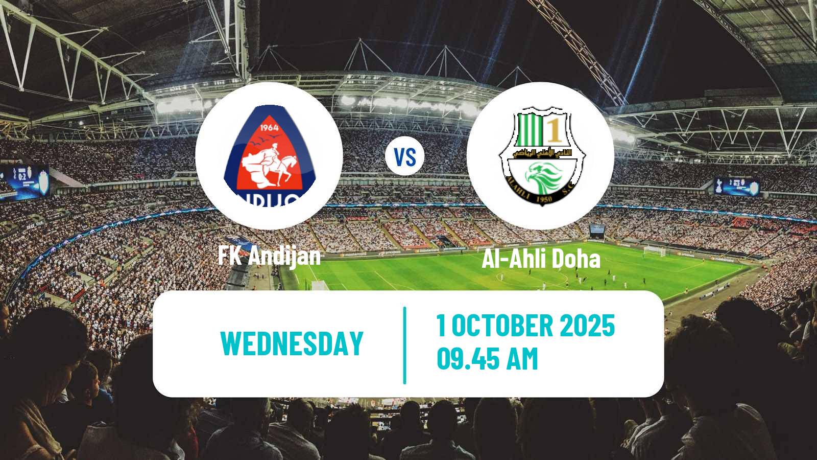 Football AFC Champions League 2 Andijan - Al-Ahli Doha