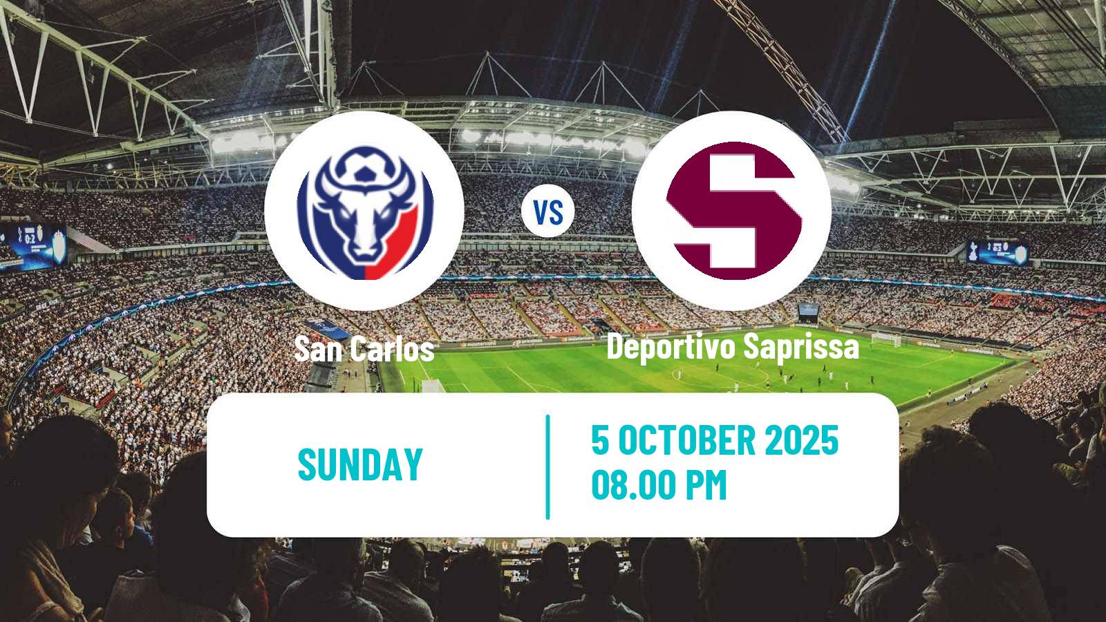 Football Costa Rican Primera Division San Carlos - Deportivo Saprissa