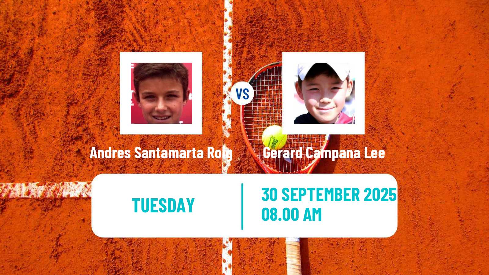 Tennis ITF M25 Zaragoza Men Andres Santamarta Roig - Gerard Campana Lee