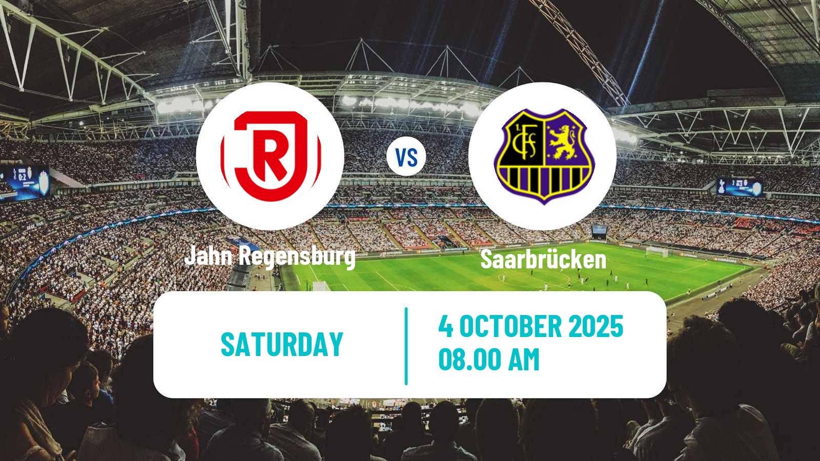 Football German 3 Bundesliga Jahn Regensburg - Saarbrücken