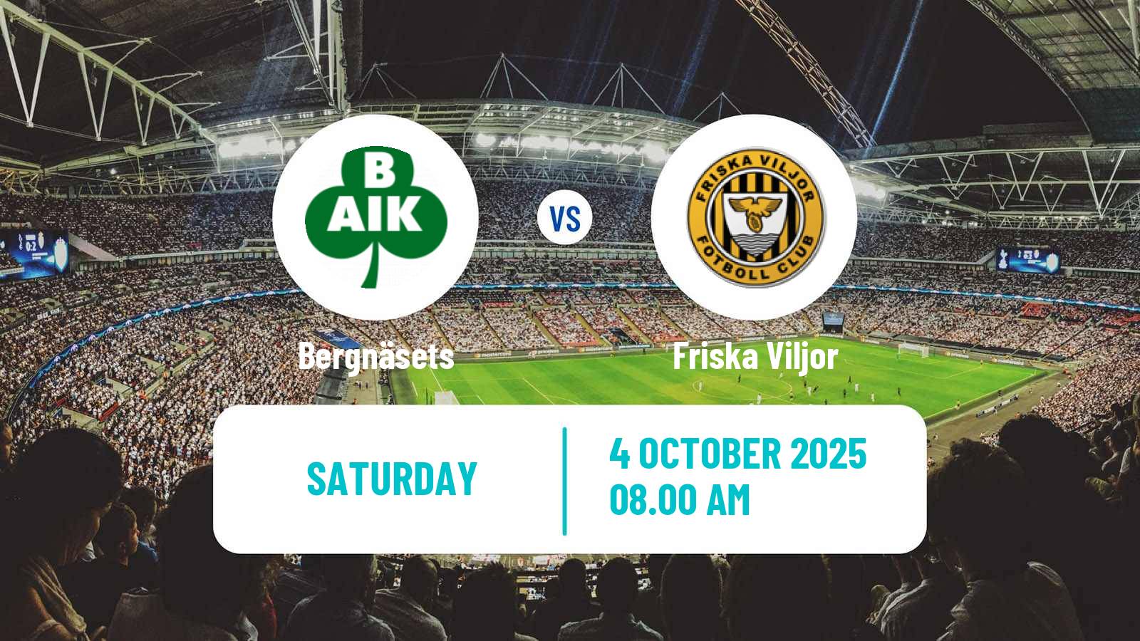 Football Swedish Division 2 - Norrland Bergnäsets - Friska Viljor