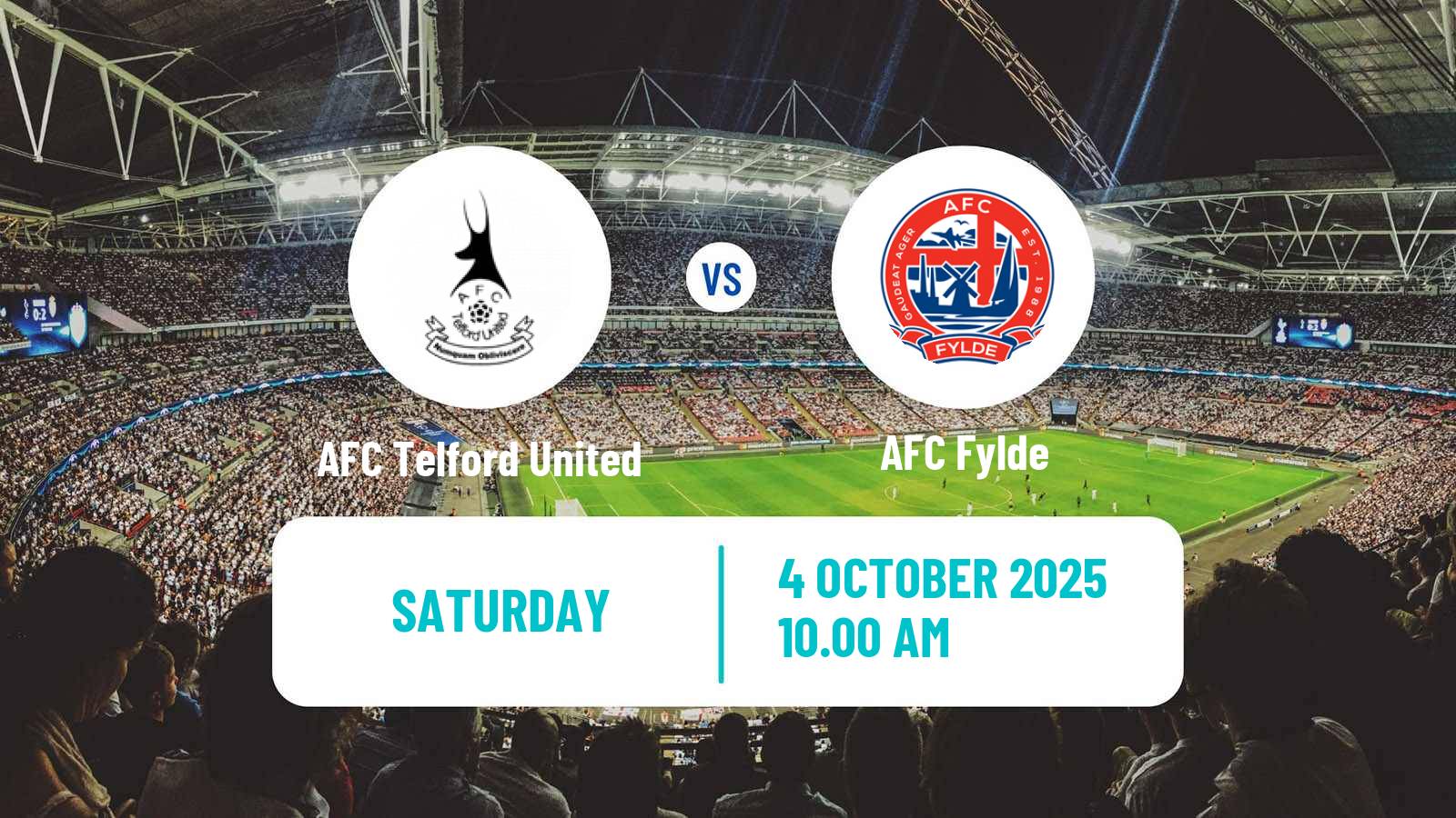 Football English National League North AFC Telford United - Fylde