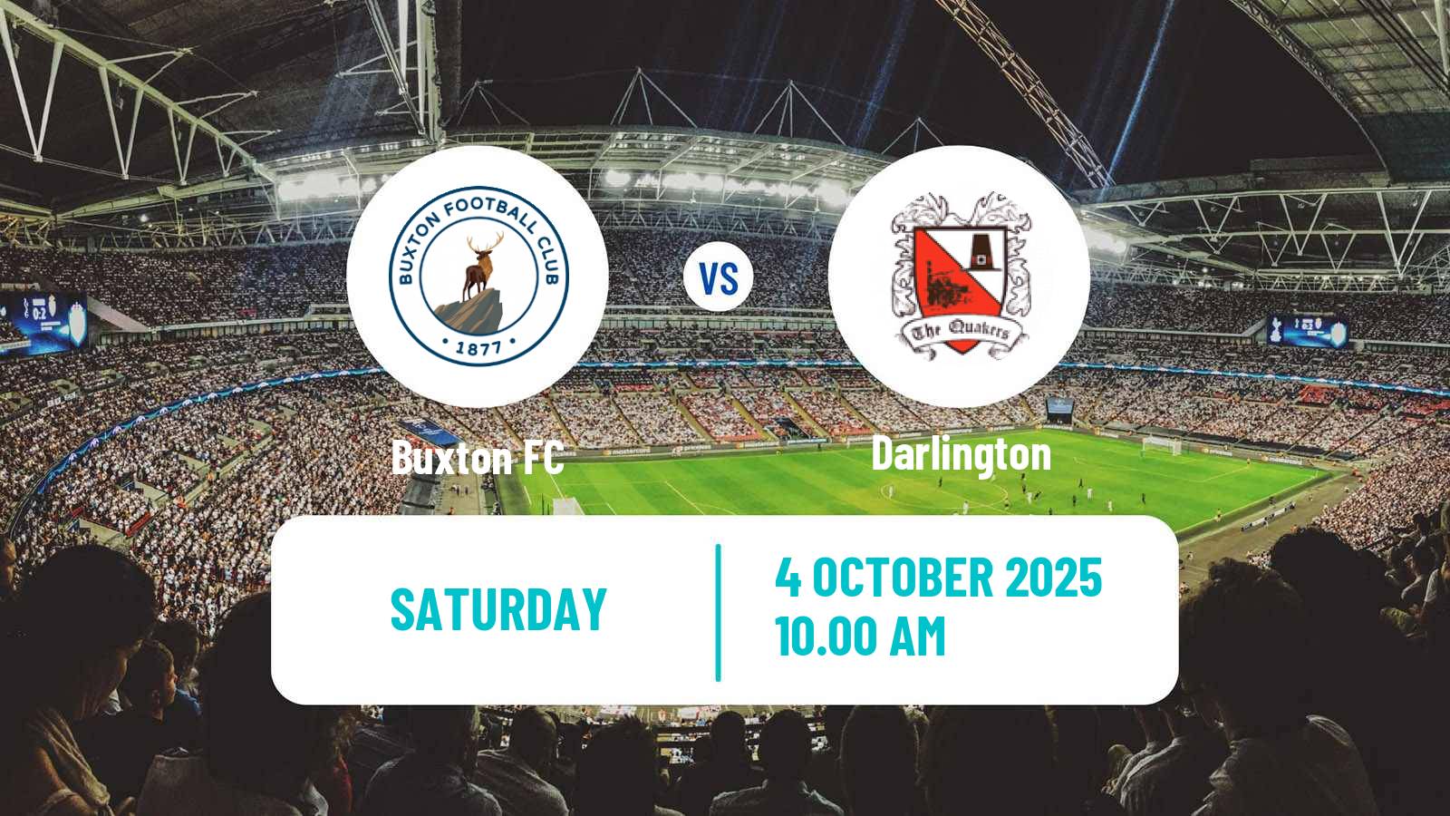 Football English National League North Buxton - Darlington