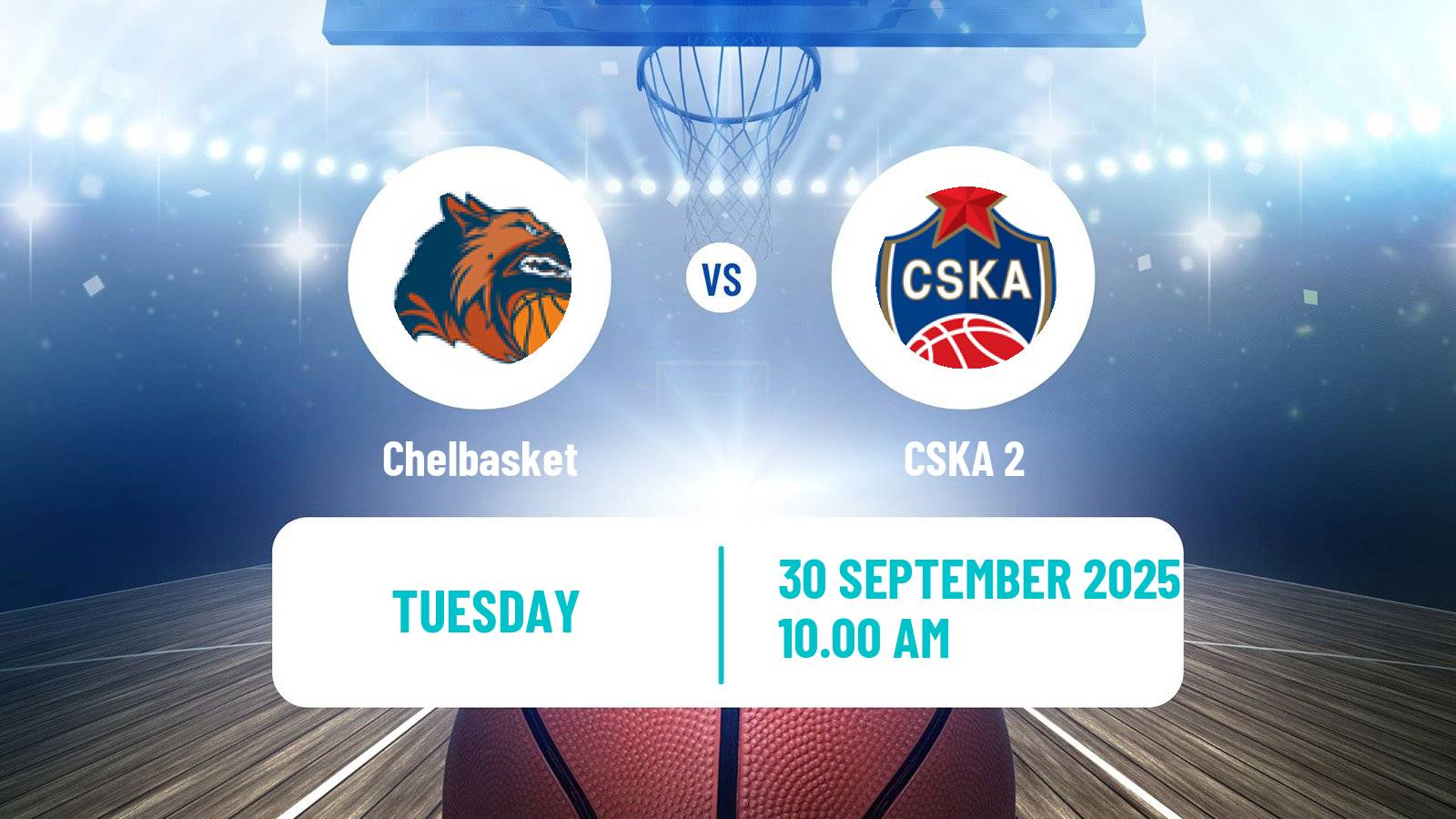 Basketball Russian Super League Basketball Chelbasket - CSKA 2