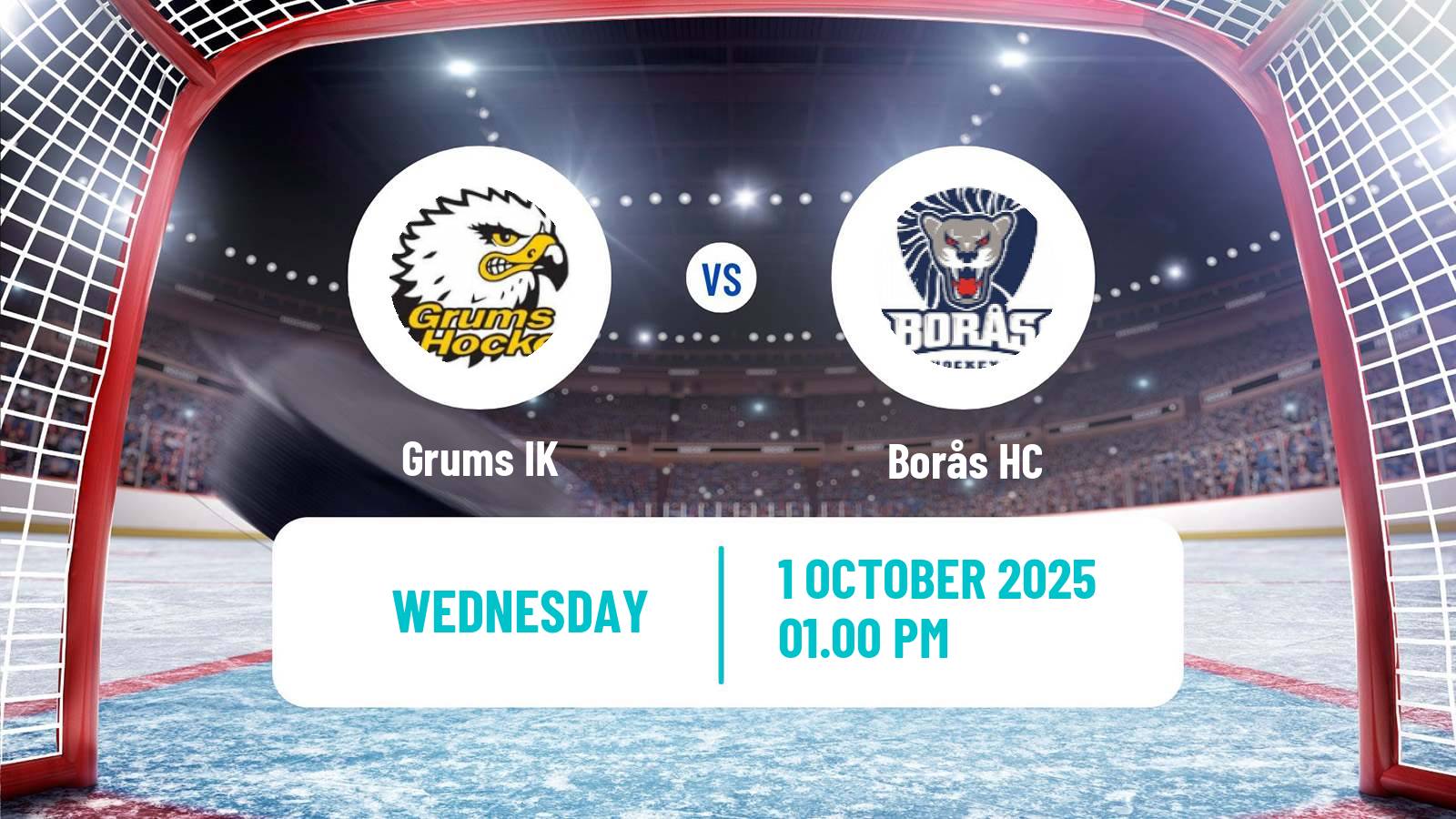 Hockey Swedish HockeyEttan Sodra Grums - Borås