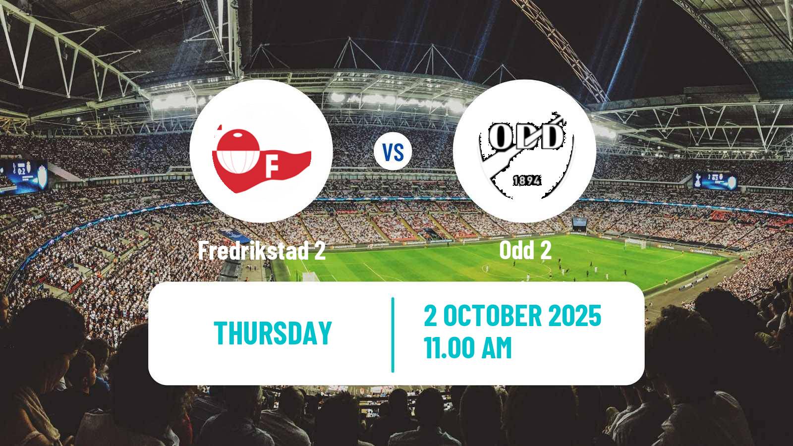 Football Norwegian Division 3 - Group 6 Fredrikstad 2 - Odd 2