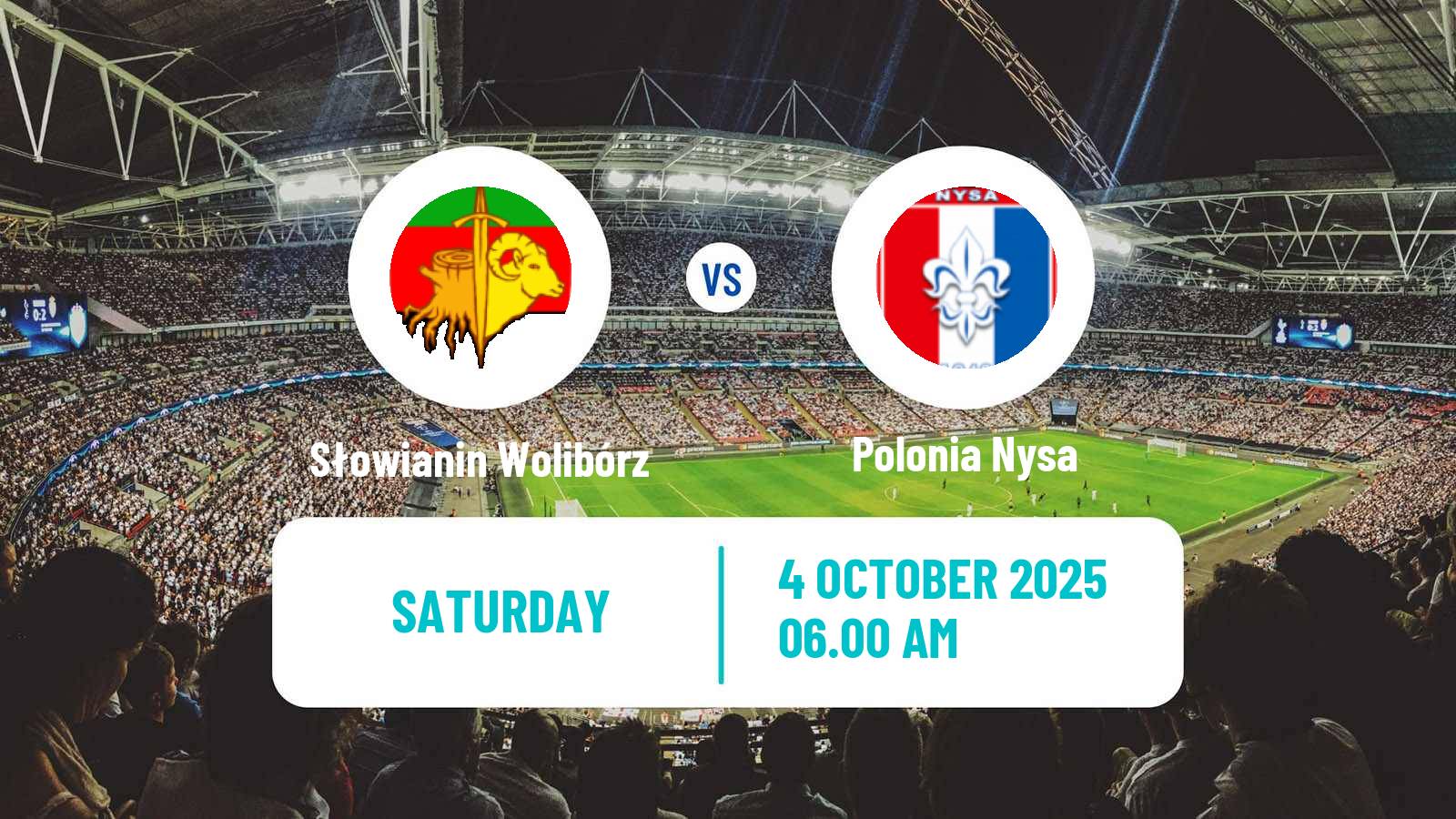 Football Polish Division 3 - Group III Słowianin Wolibórz - Polonia Nysa