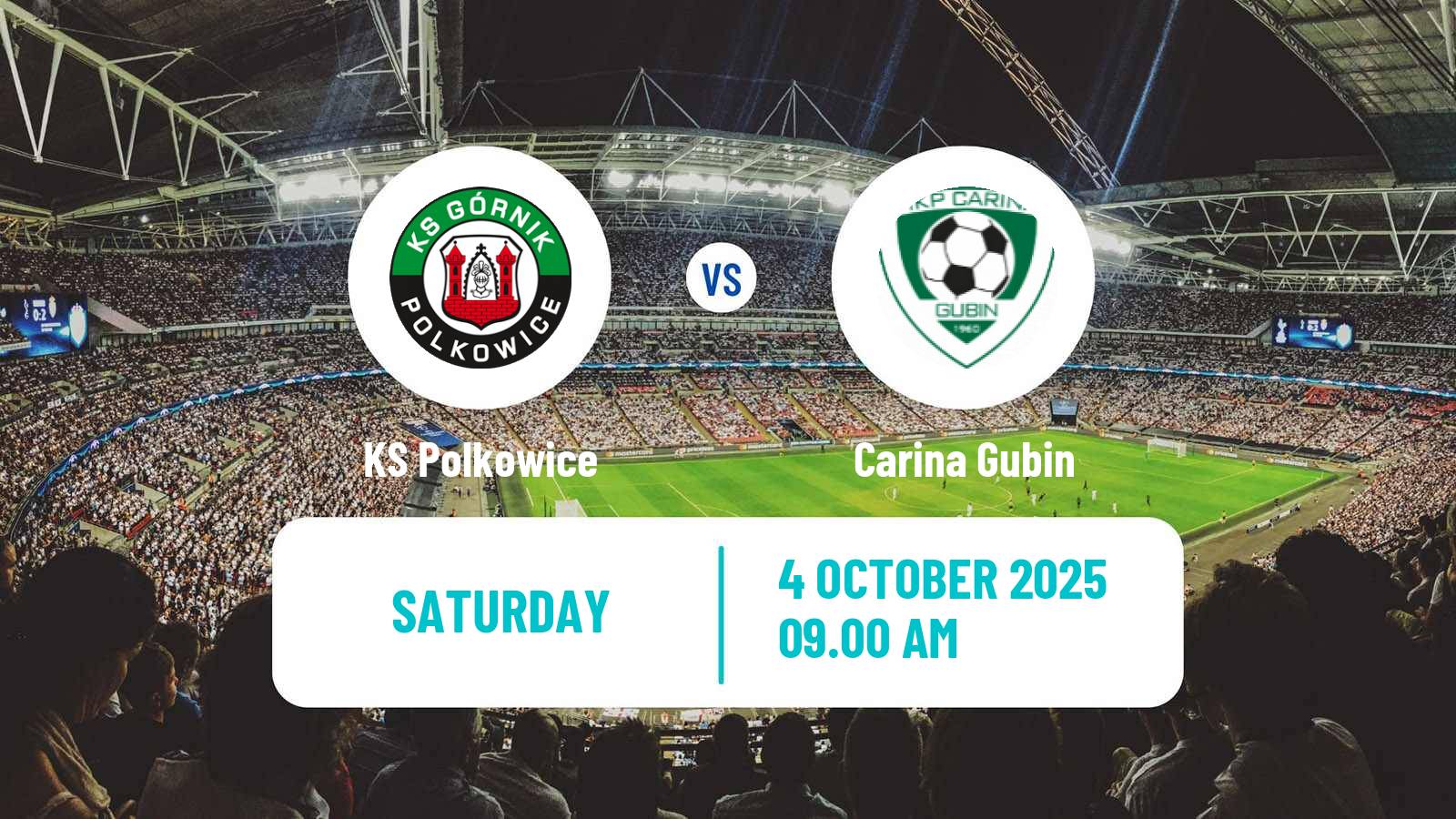 Football Polish Division 3 - Group III Polkowice - Carina Gubin