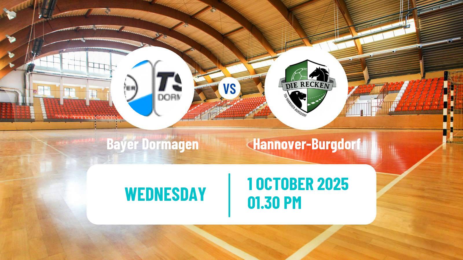 Handball German DHB Pokal Bayer Dormagen - Hannover-Burgdorf