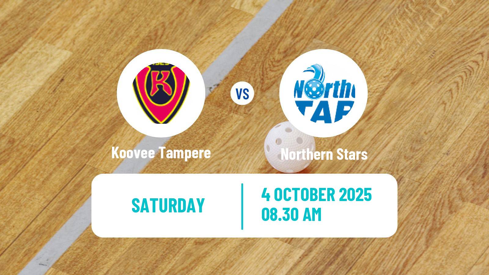 Floorball Finnish F-Liiga Women Koovee Tampere - Northern Stars