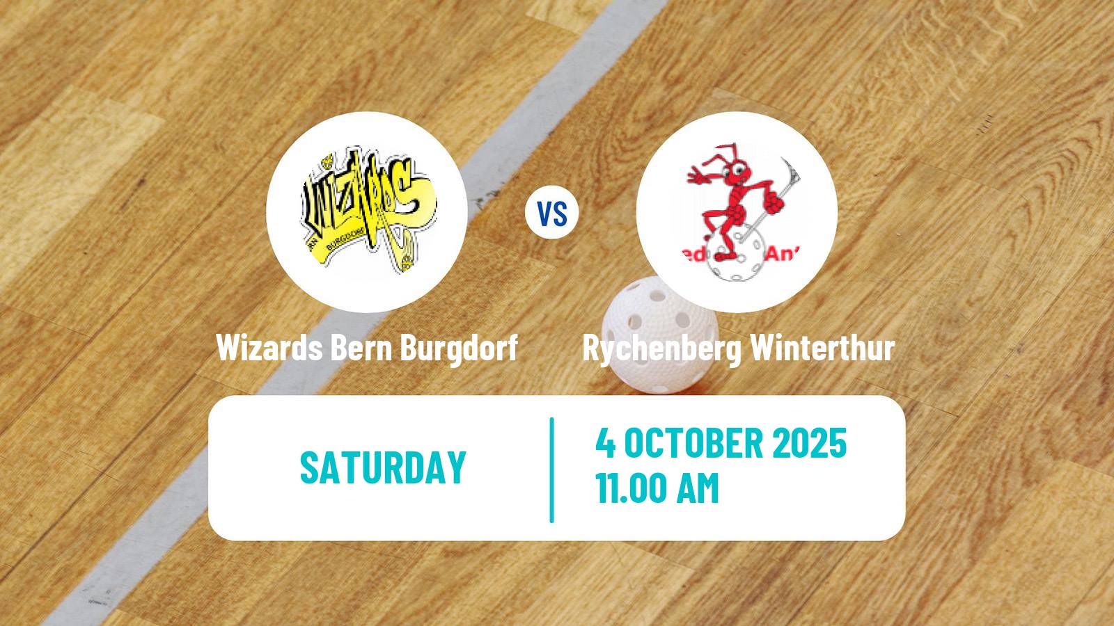 Floorball Swiss NLA Floorball Women Wizards Bern Burgdorf - Rychenberg Winterthur