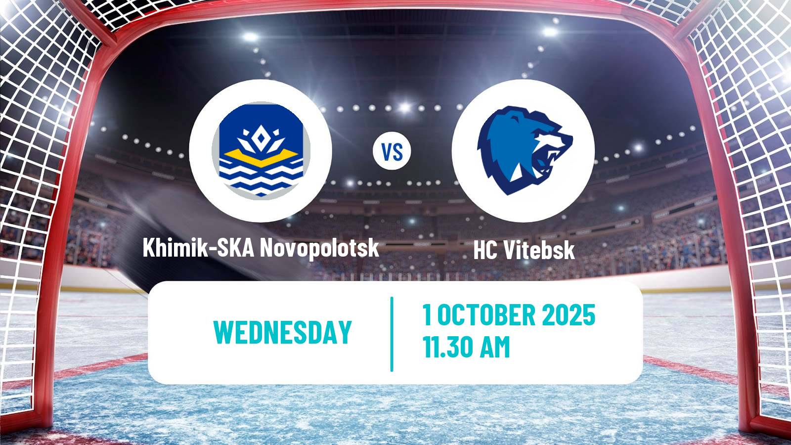 Hockey Belarusian Extraleague Khimik-SKA Novopolotsk - Vitebsk