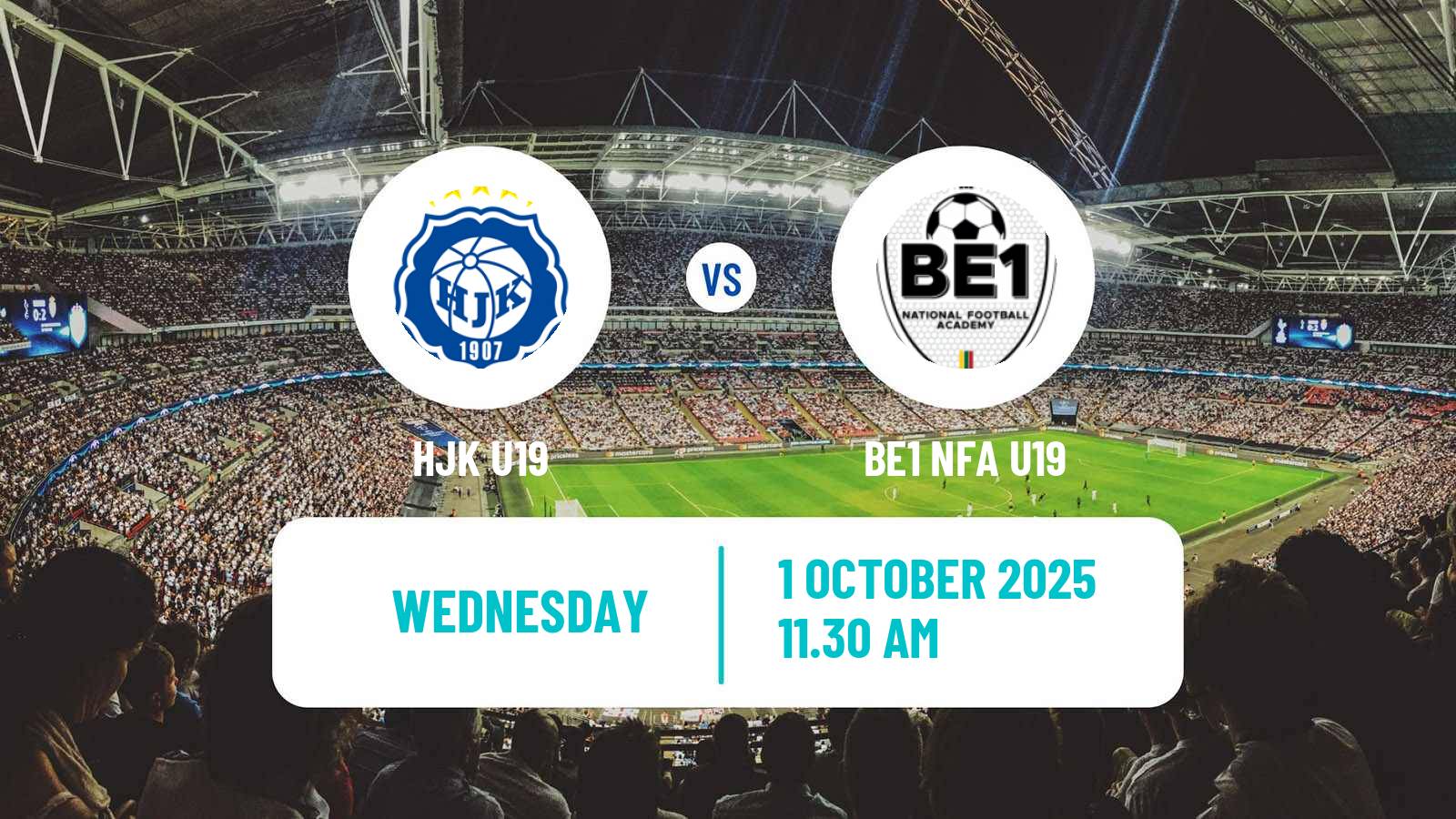 Football UEFA Youth League HJK U19 - BE1 NFA U19 Football UEFA Youth League HJK U19 - BE1 NFA U19