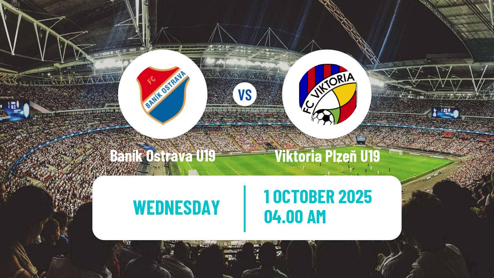 Football Czech U19 League Baník Ostrava U19 - Viktoria Plzeň U19