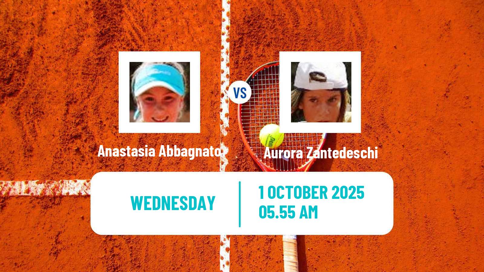 Tennis Rende Challenger Women Anastasia Abbagnato - Aurora Zantedeschi
