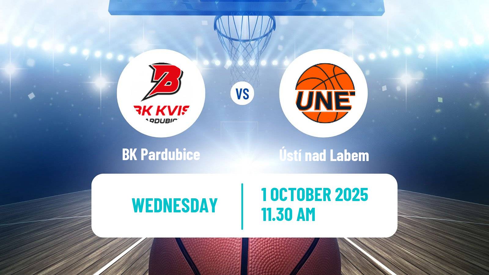 Basketball Czech NBL Pardubice - Ústí nad Labem