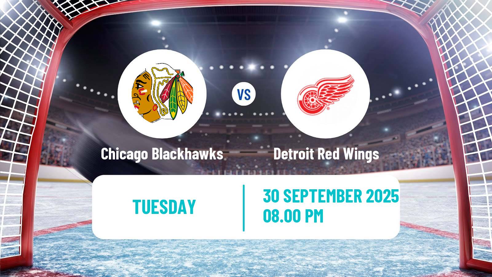 Hockey NHL Chicago Blackhawks - Detroit Red Wings