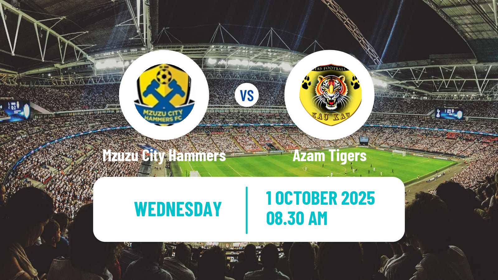 Football Malawi Premier Division Mzuzu City Hammers - Azam Tigers