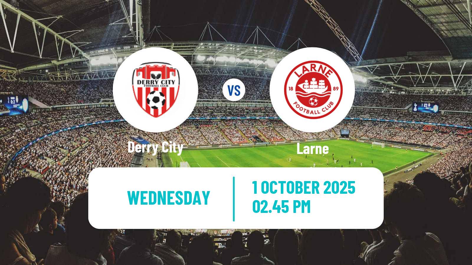 Football Northern Irish Premiership Women Derry City - Larne