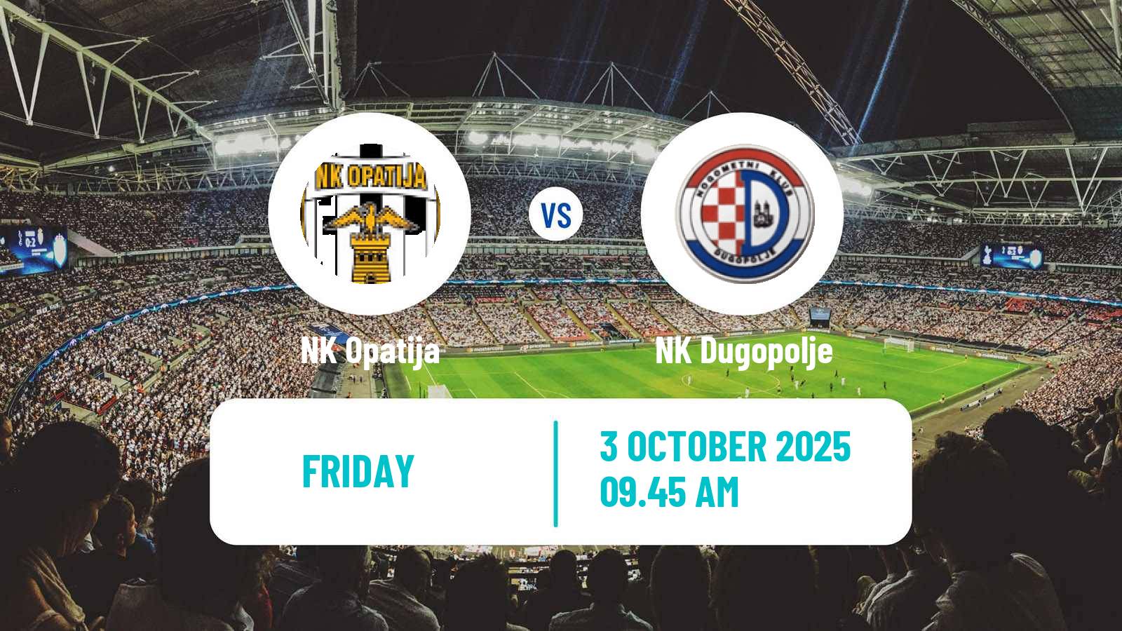 Football Croatian Prva NL Opatija - Dugopolje