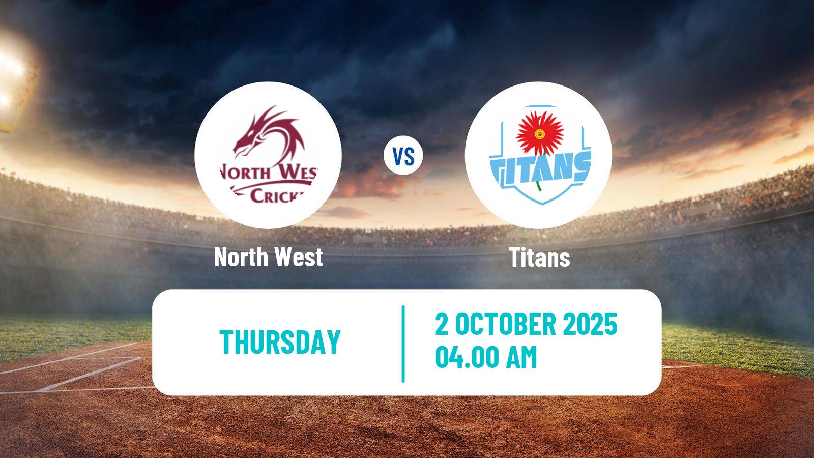 Cricket CSA 4-Day Franchise Series North West - Titans