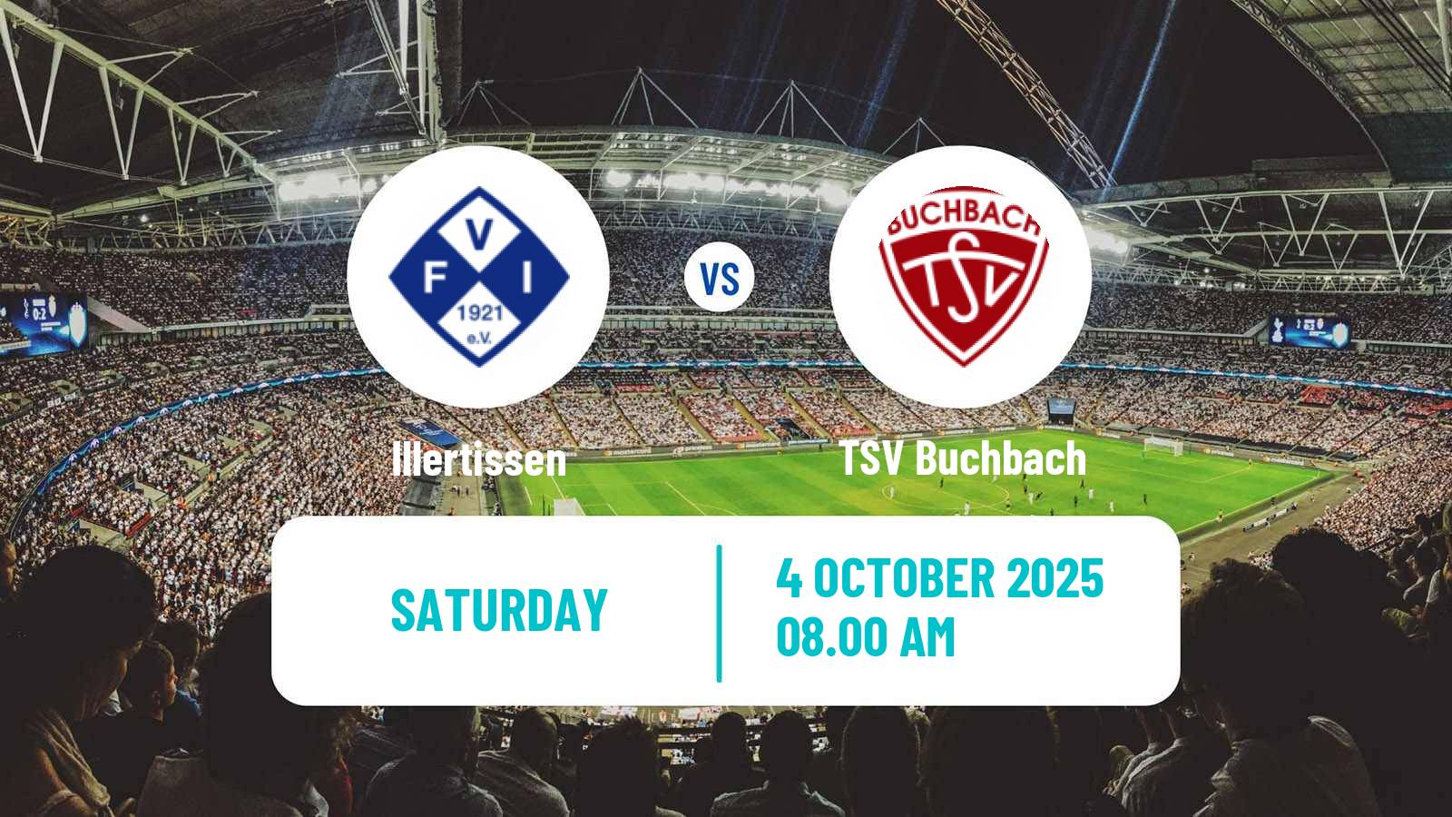 Football German Regionalliga Bayern Illertissen - Buchbach