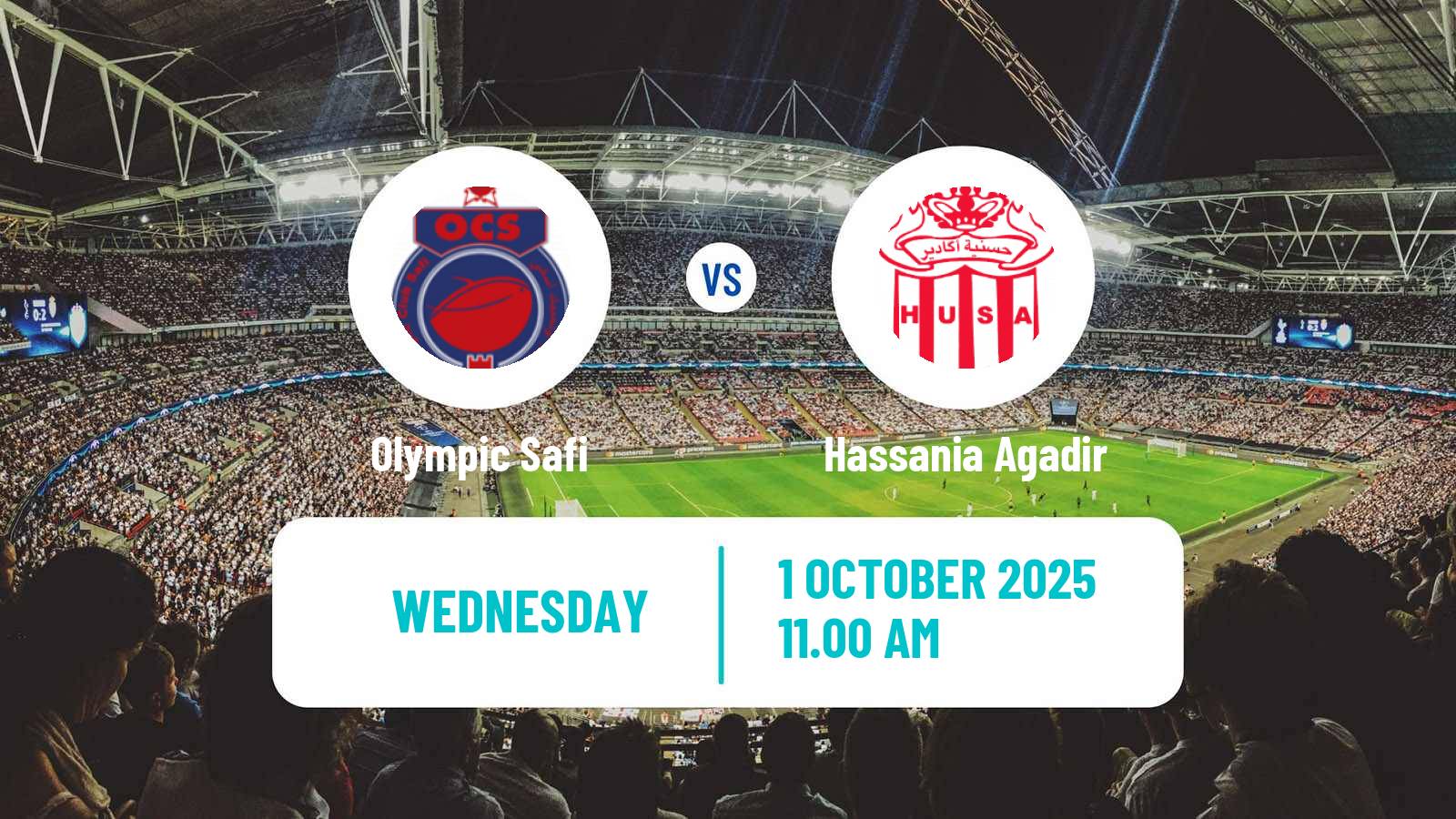 Football Moroccan Botola Olympic Safi - Hassania Agadir