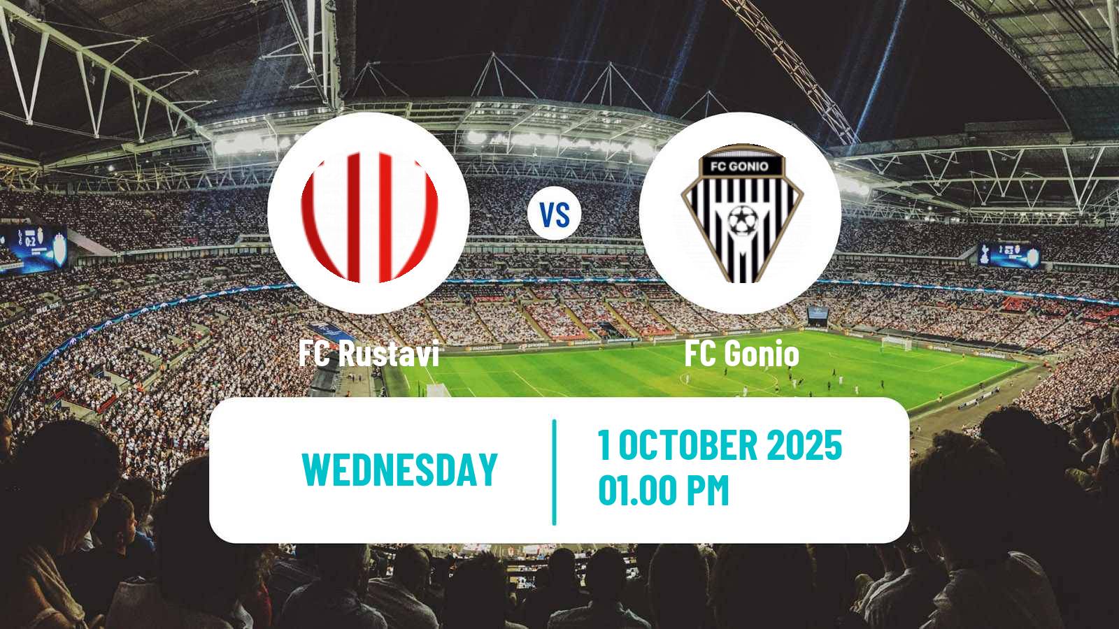 Football Georgian Erovnuli Liga 2 Rustavi - Gonio