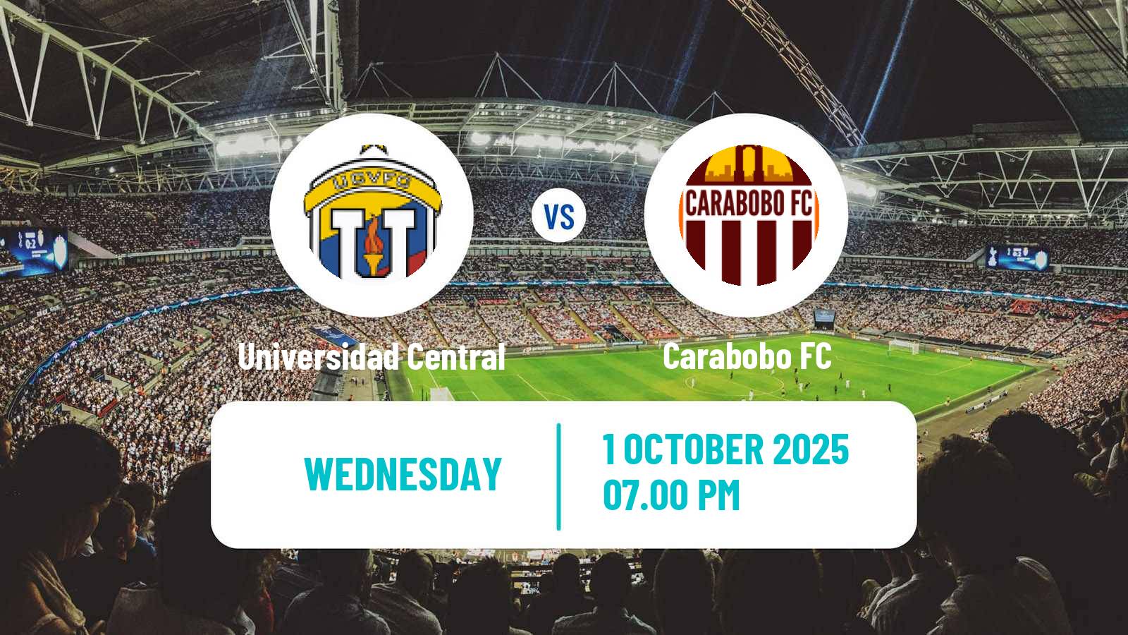 Football Copa Venezuela Universidad Central - Carabobo